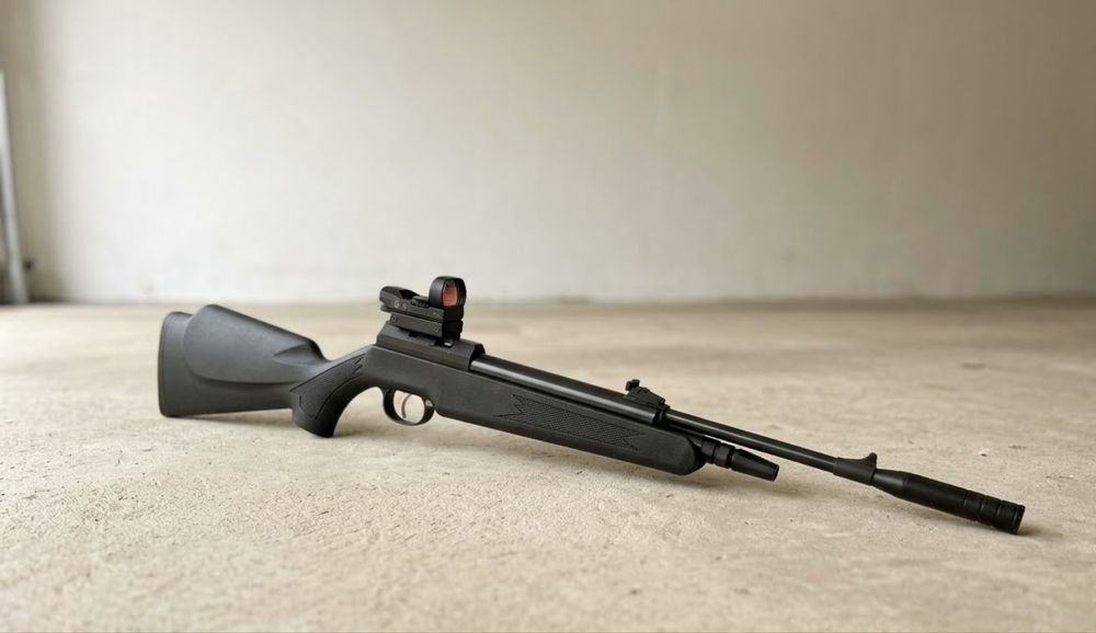 Arma pistola CO2 pressao ar carabina Diana Trailscout co2 calibre 5.5 mm (.22) + Mira Red Hoto