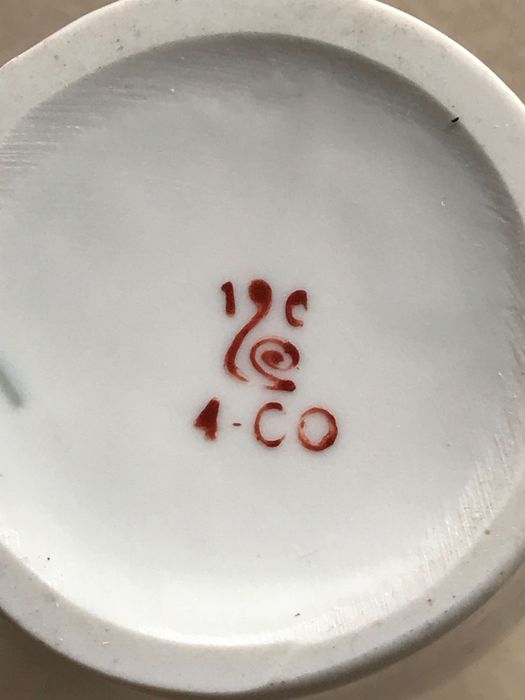 Piękny wazon porcelanowy Połonne ZHK – ZSRR, ręcznie malowany