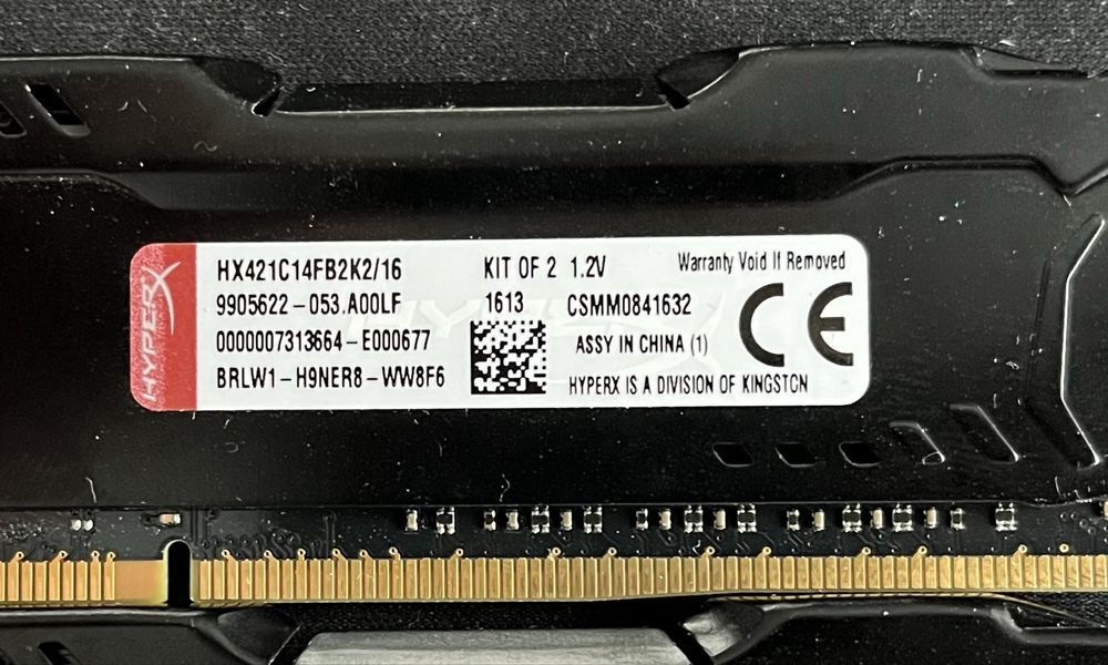 Pamieć RAM DDR4 Hyper Fury 2x8gb - 16gb