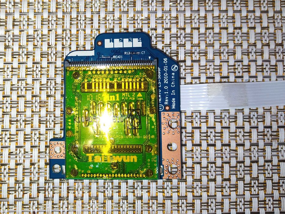 NV53 Gniazdo Moduł SD Czytnik LS-5896P z Packard Bell Easy Note MT