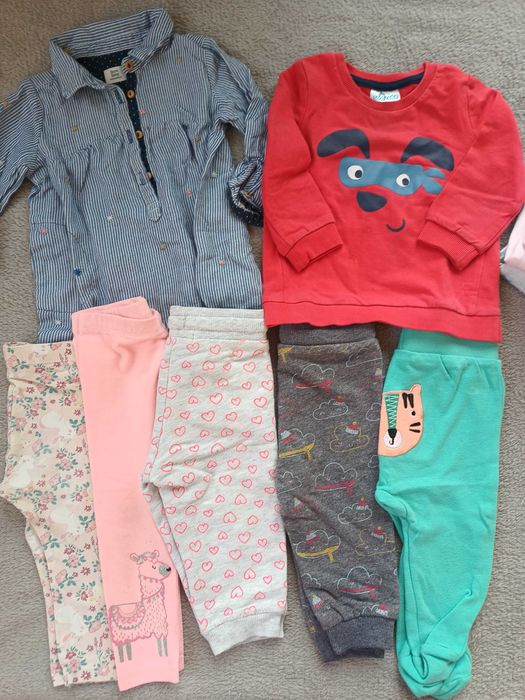 Ubrania ciuchy dziewczynka niemowlęce rozmiar 74/80