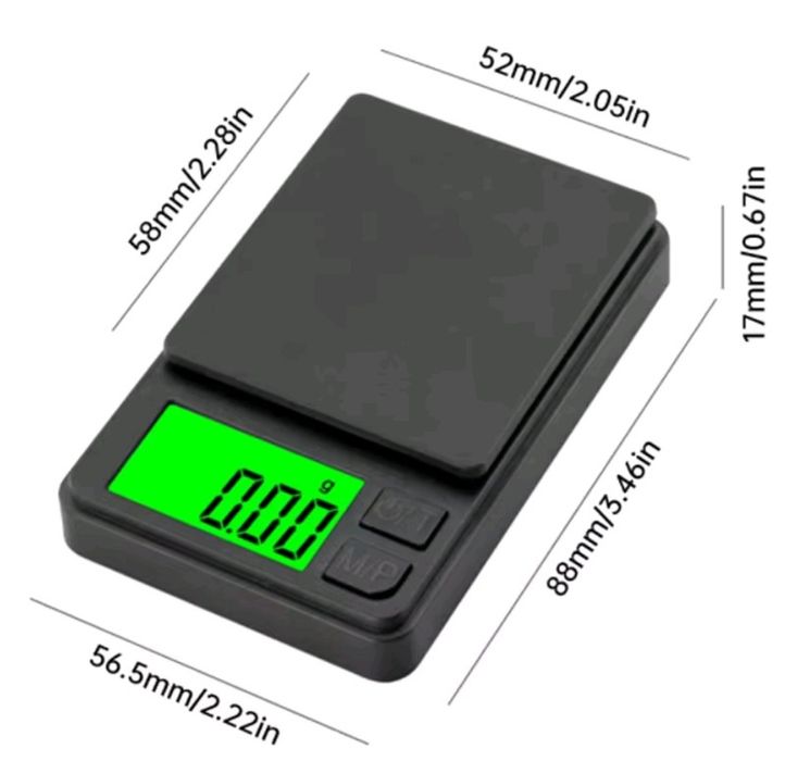 Balança digital de 0,1 a 1000 g. Nova.