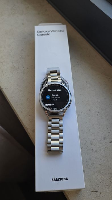 Samsung Galaxy Watch6 Classic 47mm Como Novo + 2 Pulseiras