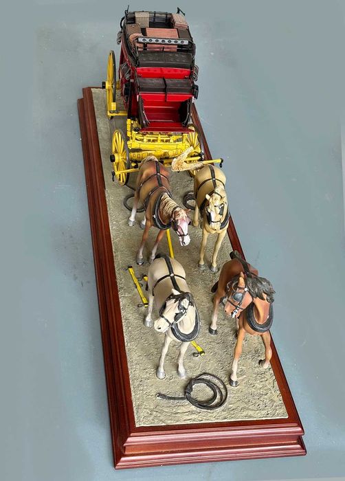 Franklin Mint_Carruagem Wells Fargo & Co.