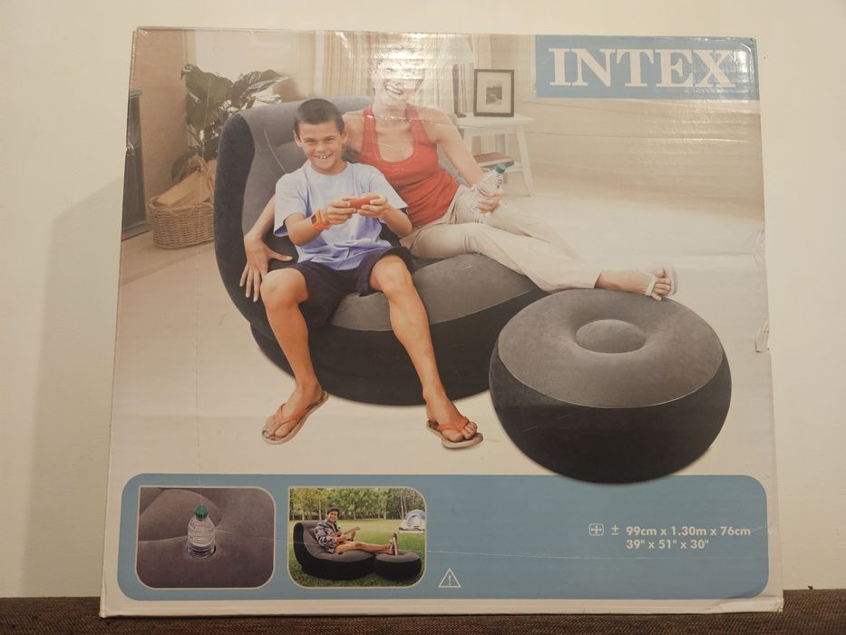 Fotel dmuchany intex
