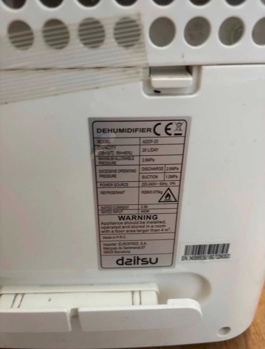 Desumidificador Daitsu praticamente novo