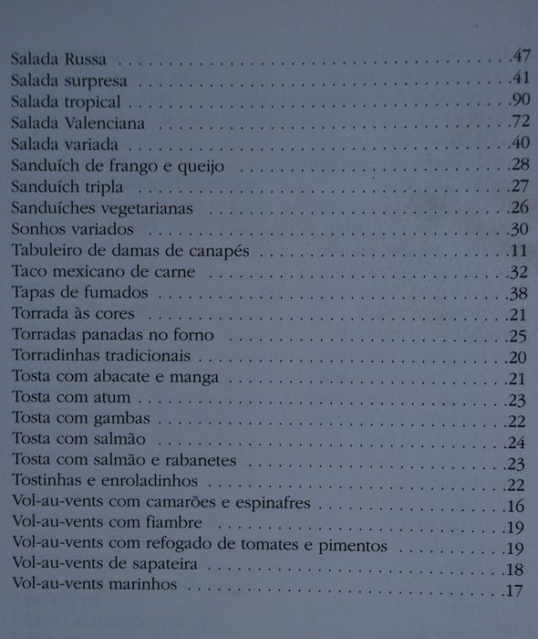 Acepipes e Saladas (As Melhores Receitas)