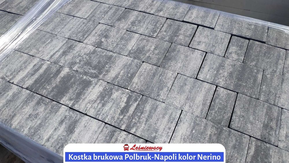 Kostka brukowa Polbruk-NAPOLI na podjazd/taras/schody gr.6cm transport