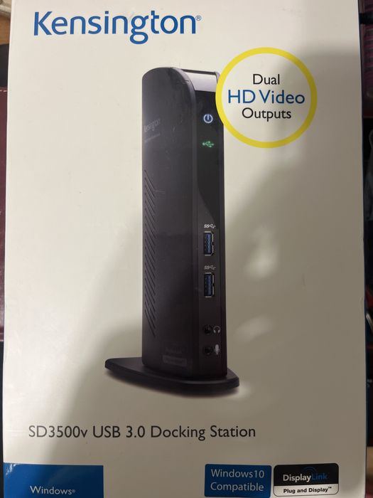 Stacja dokujaca SD3500v USB 3.0 Kensinngton