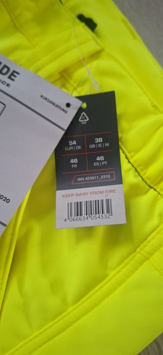 Kurtka i spodnie typu softshell Parksaide 52/54