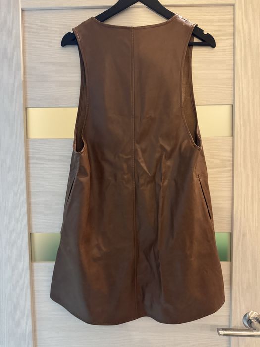 Сукня zara з екошкіри