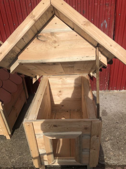 Buda dla psa drewniana OCIEPLANA DOSTĘPNA OD REKI CAŁA Polska wysyłka