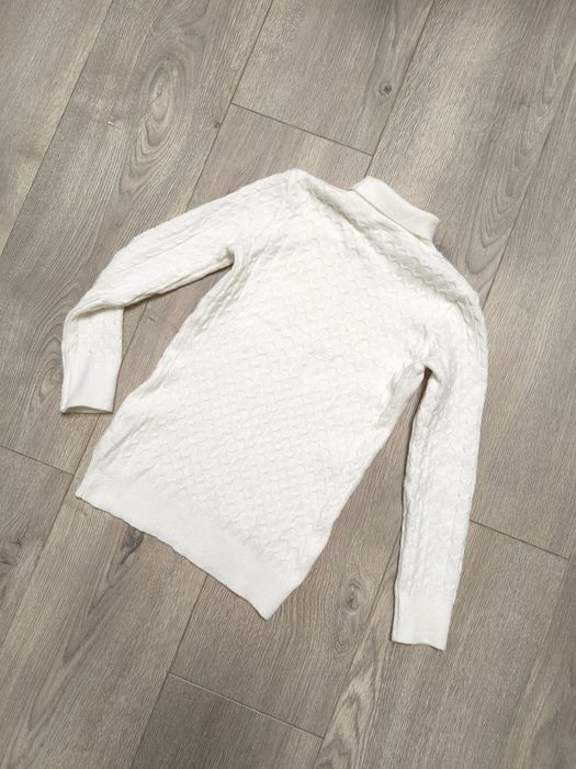 Гольф білий святковий кофта біла шкільна для дівчинки 10 - 11 років
