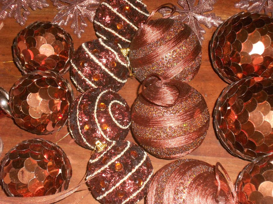 Decoraçoes enfeites bolas e fitas de Natal qualidade