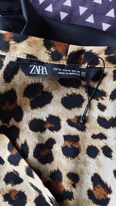 Рубашка шифон Zara H&M