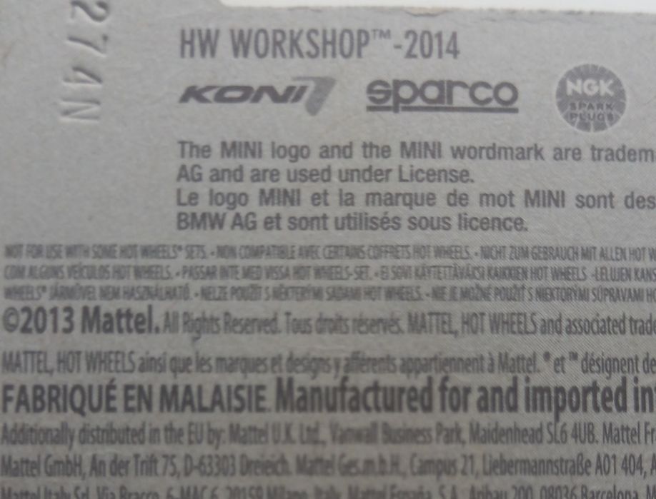 Hot wheels  saiu no ano 2014 morris minii