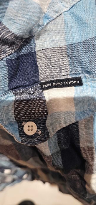 Koszula w Kratę, Pepe Jeans, Slim Fit, Rozm. L, Stan BDB