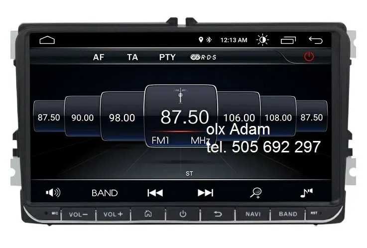 Radio VW Passat B6 B7 GOLF 5 V 6 VI Tiguan Touran Skoda Seat 8G+128G
