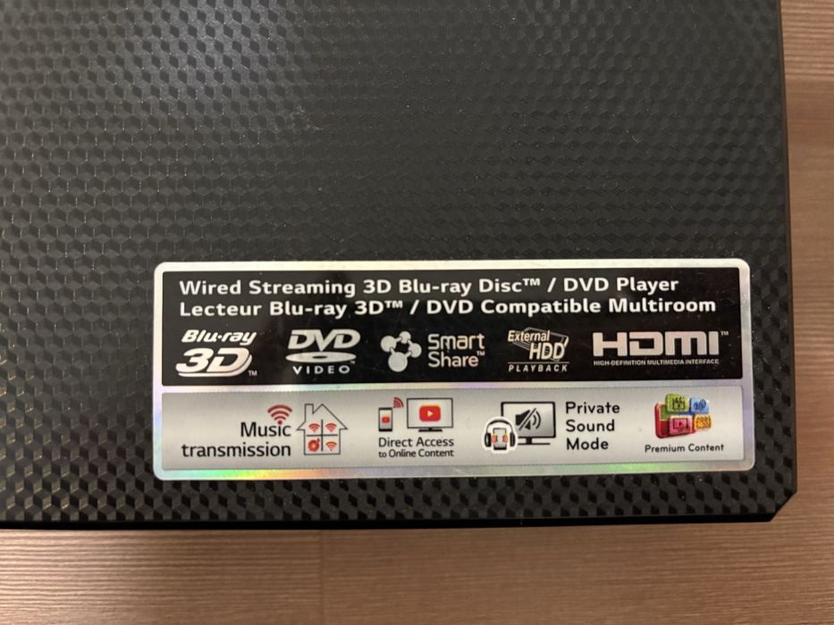 Odtwarzacz Blu-ray 3D LG BP-450