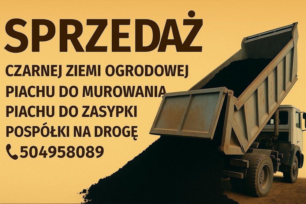 Ziemia ogrodowa z obornikiem Czarnoziem Torf Piasek Kamien