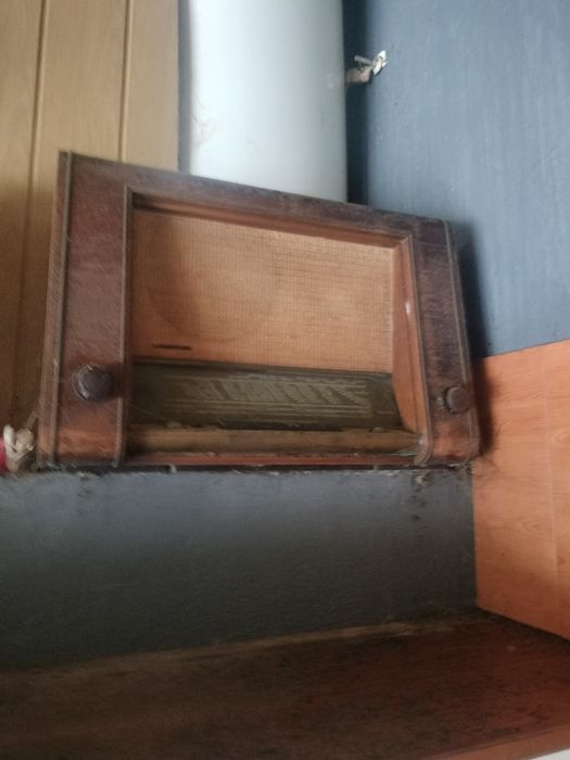 Rádio antiguidade para decoração