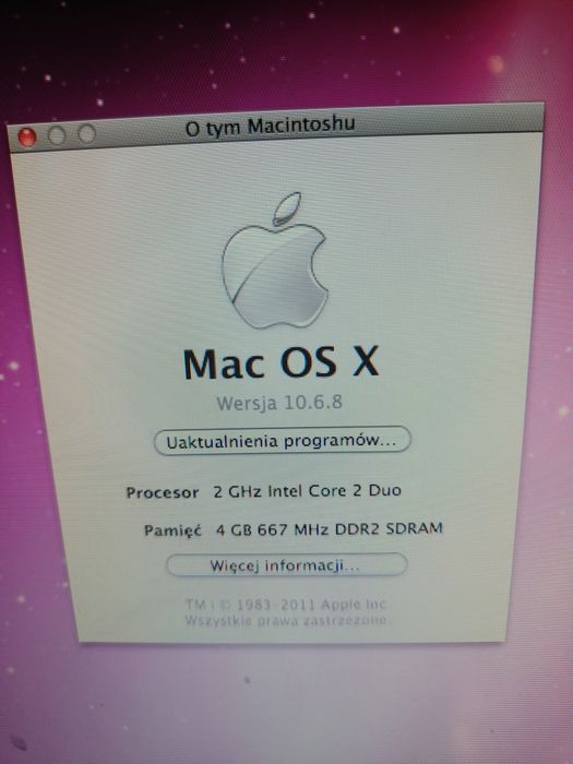 iMac 20" A1224 early 2011