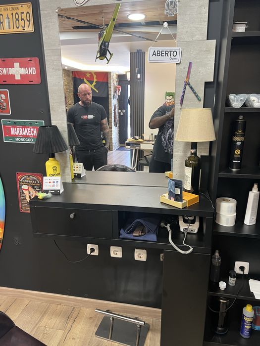 Setup barbeiro em bom estado