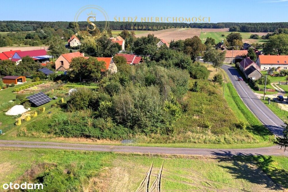Działka Budowlana + Własny Park, 10 min od miasta