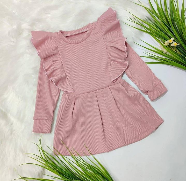 Плаття дитяче пудра 80-86