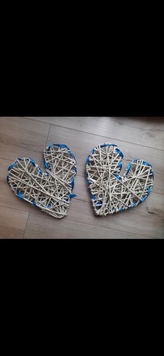 Serduszka dekoracja Handmade Wesele/Wystrój 20małych+2duże