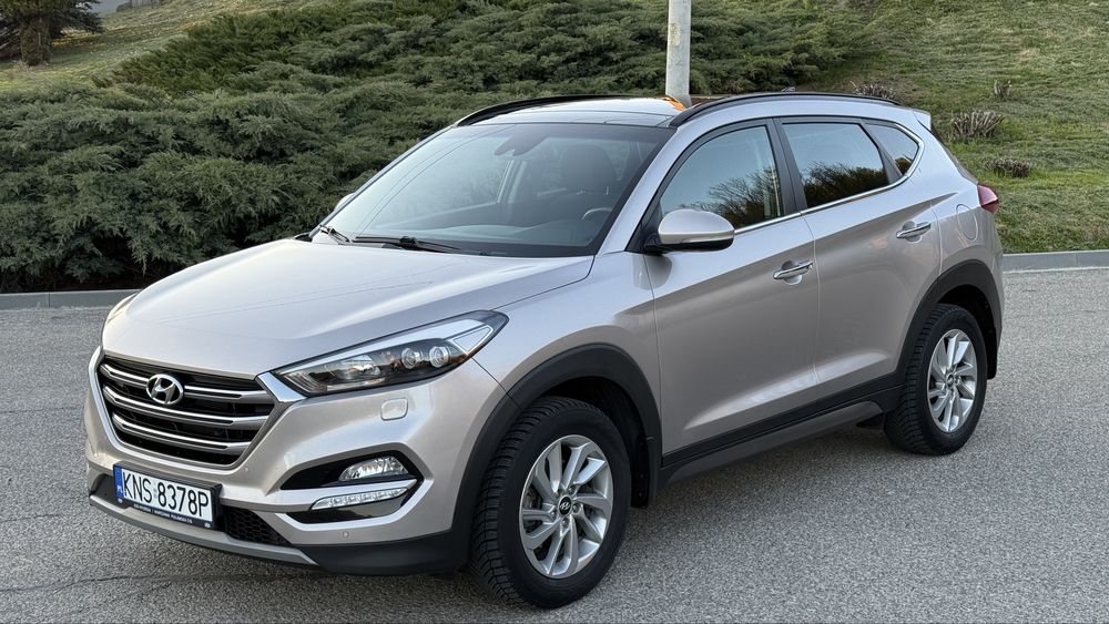 Hyundai Tucson awd 4x4 1.6 turbo 177km led, keyless panorama, podgrzewana kanapa, euro6