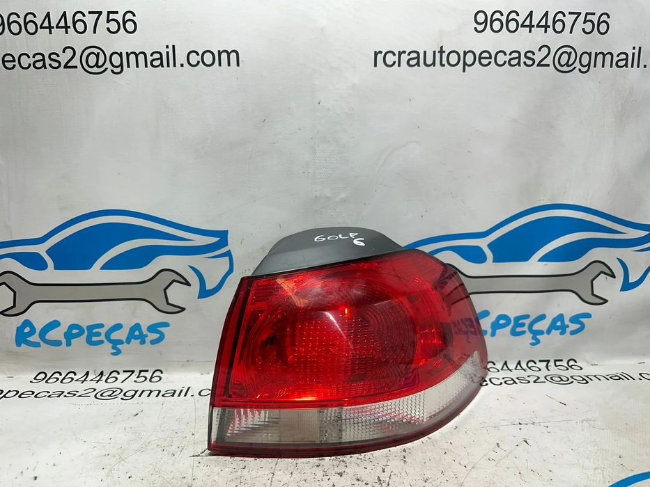 Farolim Tras Traseiro Direito Original Volkswagen VW Golf 6 Mk6