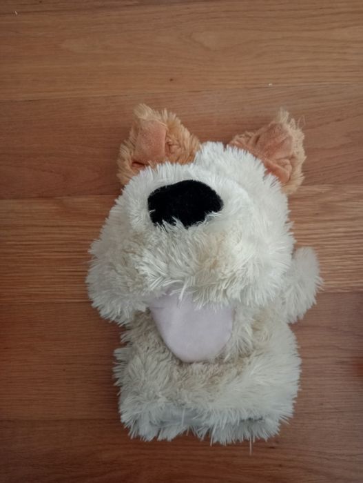 Fantoche cão creme