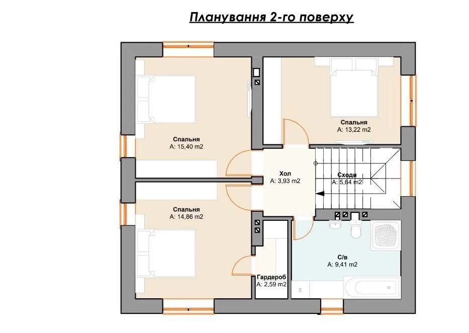 Продаж окремого будинку 130 м² + мансарда, 6 соток, Стоянка 2, Ірпінь