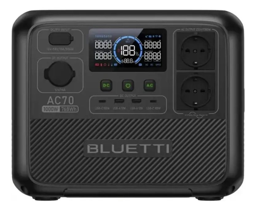 Bluetti AC70 портативна зарядна станція Bluetti AC70