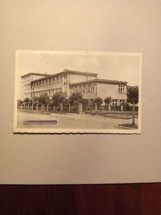 Stara Pocztówka Mikołów szkoła