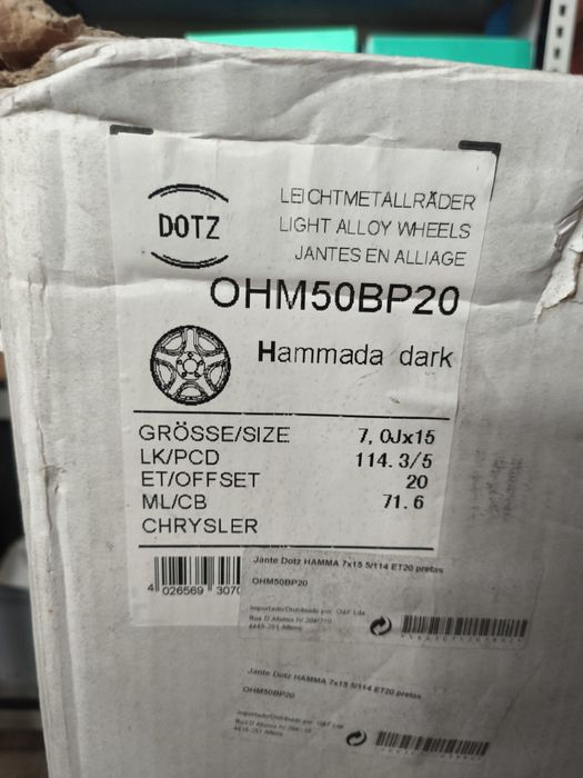 4 Jantes NOVAS Dotz Hammada Dark