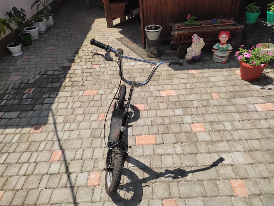 Самокат Двоколісний Sr 2-047 Великі Колеса, Ручне Гальмо