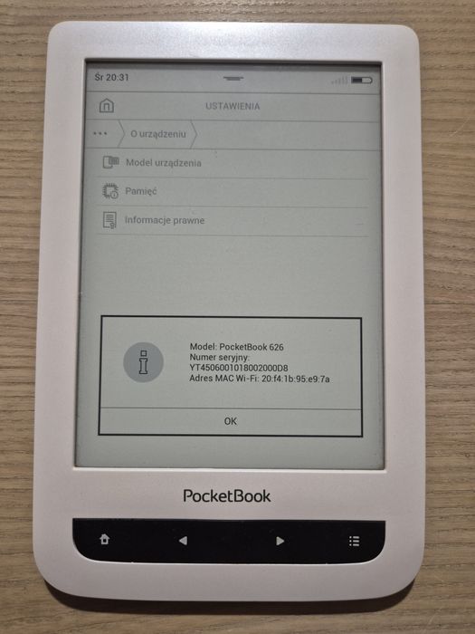 Czytnik e-book PocketBook 626