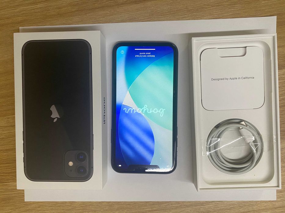 iPhone 11 64GB czarny Super stan. Bateria 78%