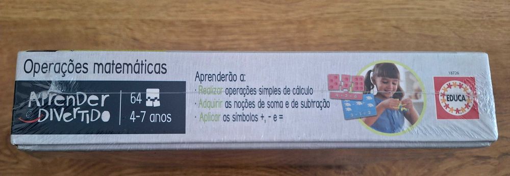 Puzzle Operações Matemáticas - Novo. Embalagem origem. Nunca aberto