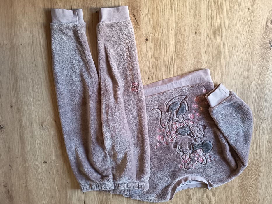 Komplet welurowy bluza spodnie myszka Minnie  104