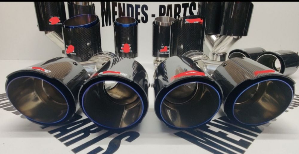 Ponteira tipo akrapovic auto ( ler descrição)