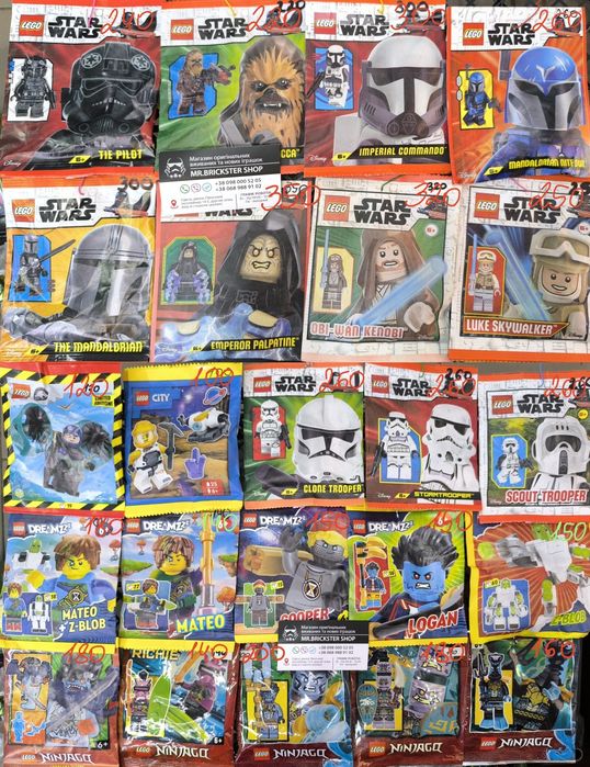 Лего набори фигурки Lego полибег Ninjago Marvel Minecraft Star Wars