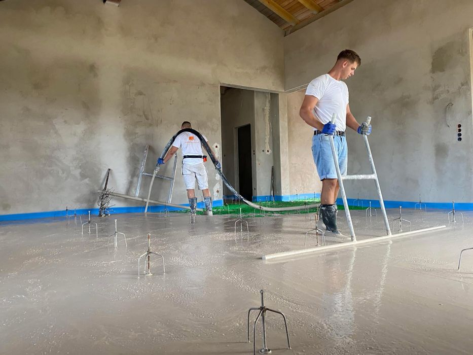 Posadzka anhydrytowa, pianobetony