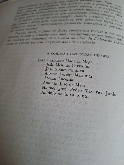 Livro de 1964 os 50 anos da Federação Portuguesa de Futebol