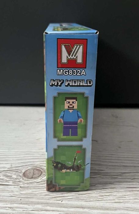 Nowe klocki konstrukcyjne z gry minecraft My world rozbity statek 119pcs MG832A