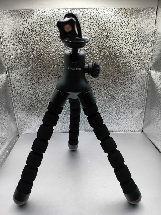 Atumtek Statyw selfie do telefonu z pilotem Bluetootht czarny