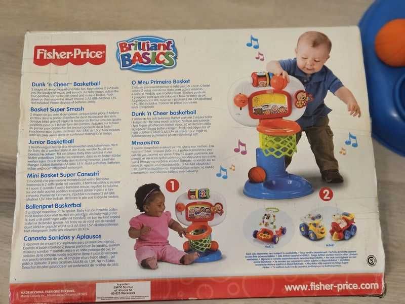 Koszykówka Fisher Price Basketball Mini kosz z piłkami