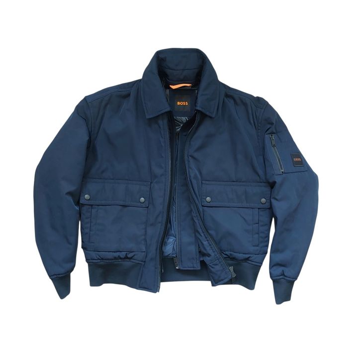 Hugo Boss hydroforowa kurtka męska bomber odpinanym kołnierz r. 50/L